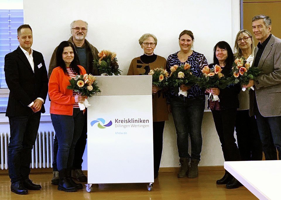 Gemeinsam in die Zukunft: Jubiläen, Abschiede und neue Gesichter in den Kreiskliniken Dillingen-Wertingen